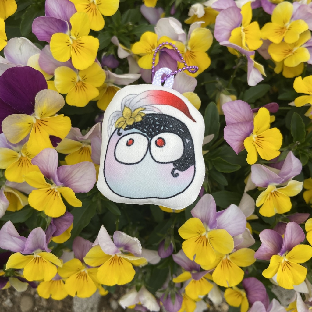ミニクッションストラップまるまりとした殺無生