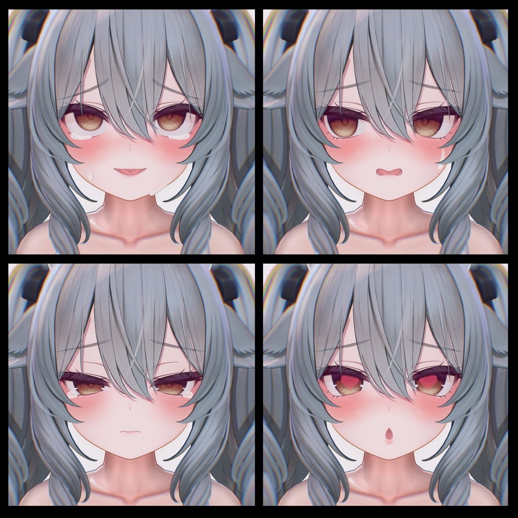 【ミルティナちゃん用】メスガキ♥表情アニメーション20種