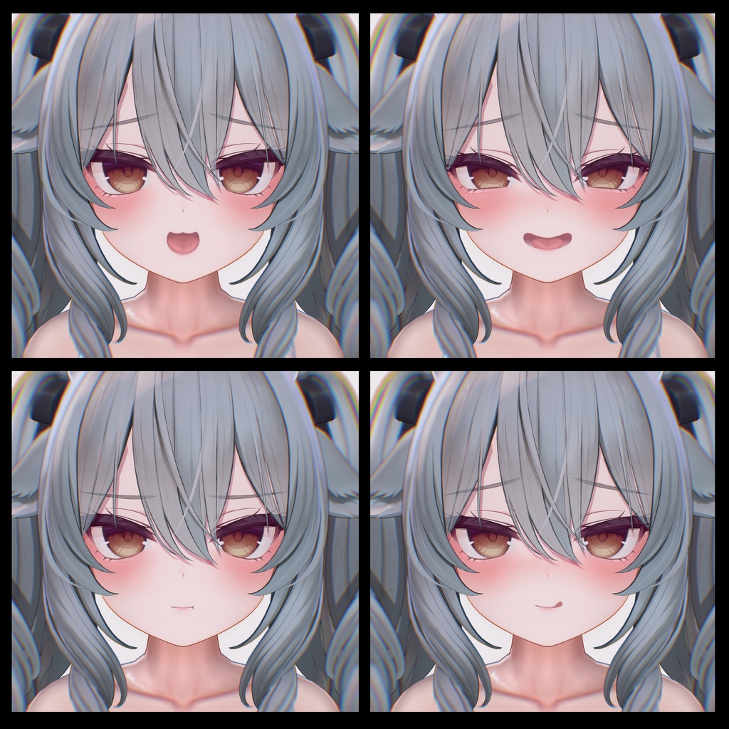 【ミルティナちゃん用】メスガキ♥表情アニメーション20種