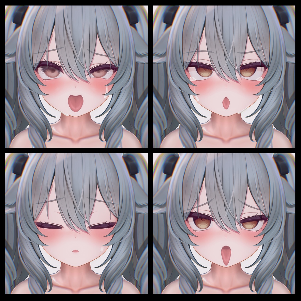 【ミルティナちゃん用】メスガキ♥表情アニメーション20種