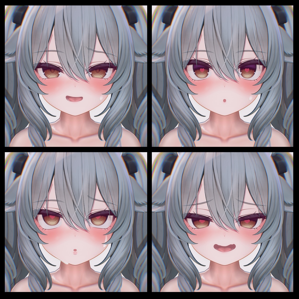 【ミルティナちゃん用】メスガキ♥表情アニメーション20種