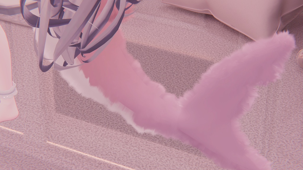 【カラバリ8種!】ルルネのもふもふしっぽマテリアル