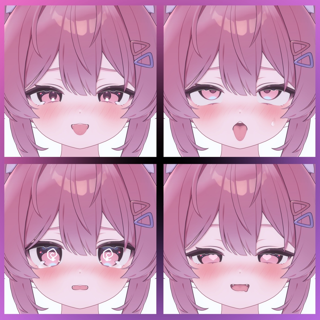 【プラムちゃん用】えっち♥表情アニメーション20種