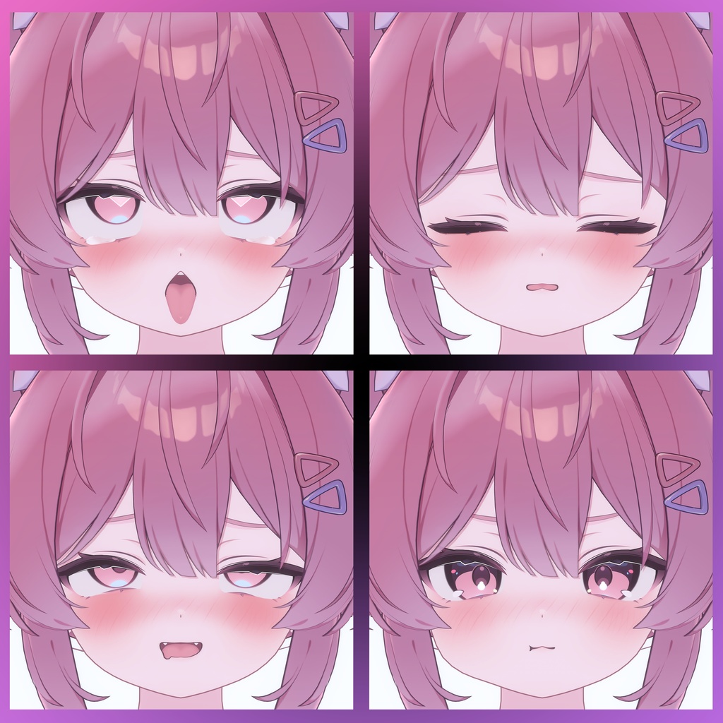 【プラムちゃん用】えっち♥表情アニメーション20種