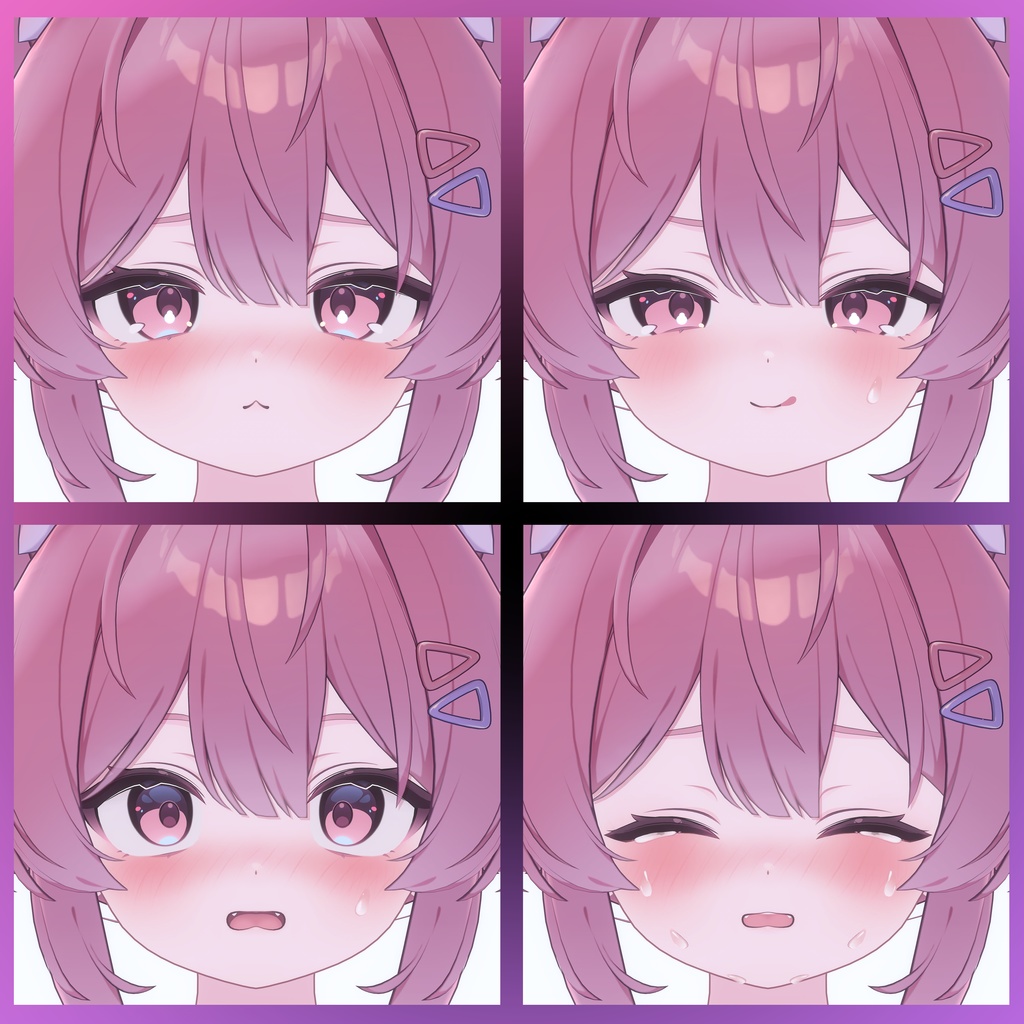 【プラムちゃん用】えっち♥表情アニメーション20種