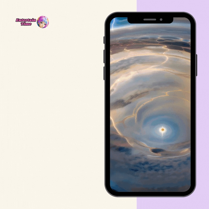 Stormy sky with lightning