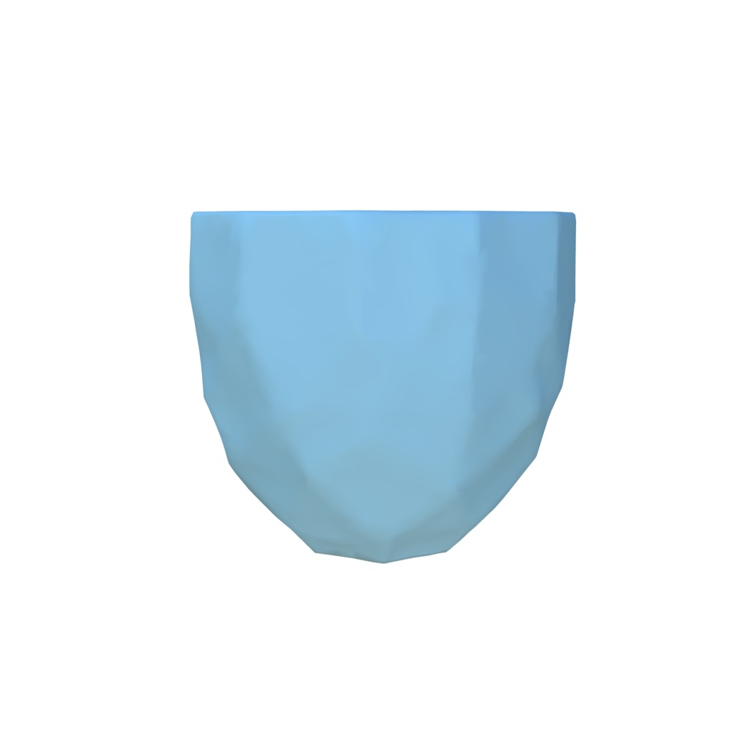 Orange gradient coffee cup 3d model