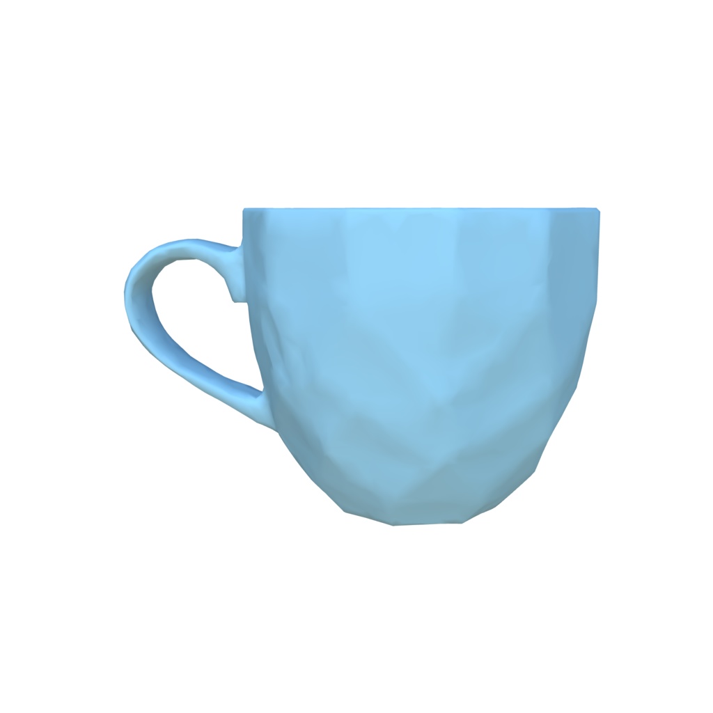 Orange gradient coffee cup 3d model