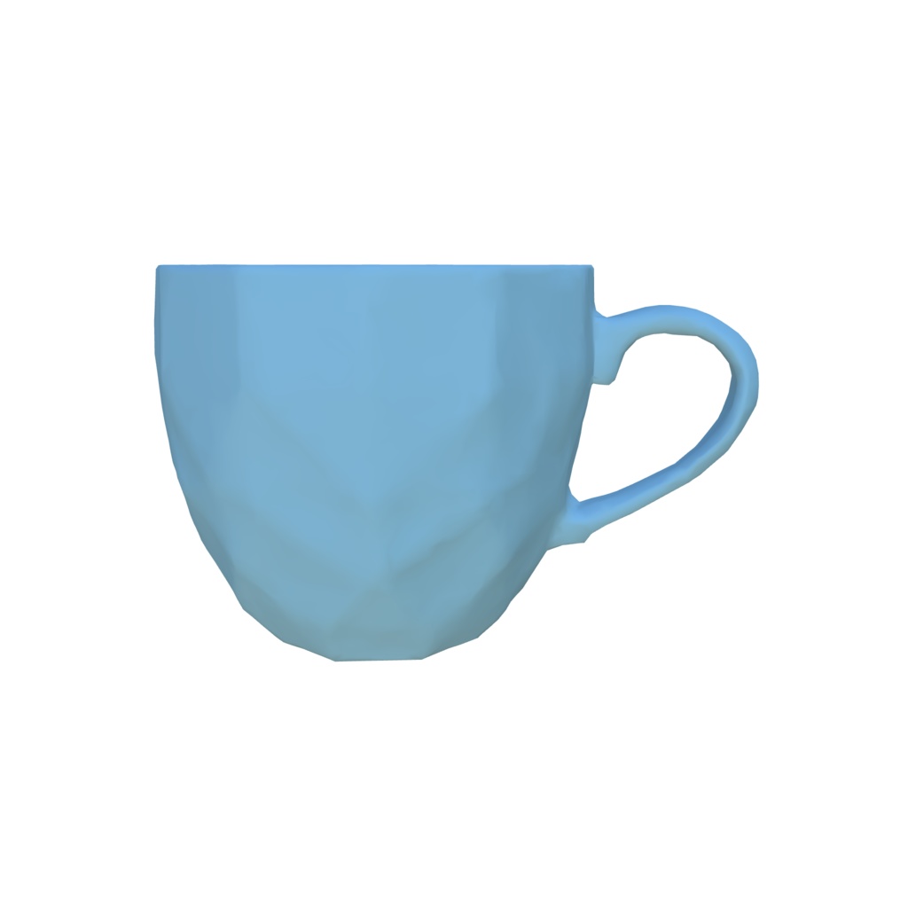 Orange gradient coffee cup 3d model