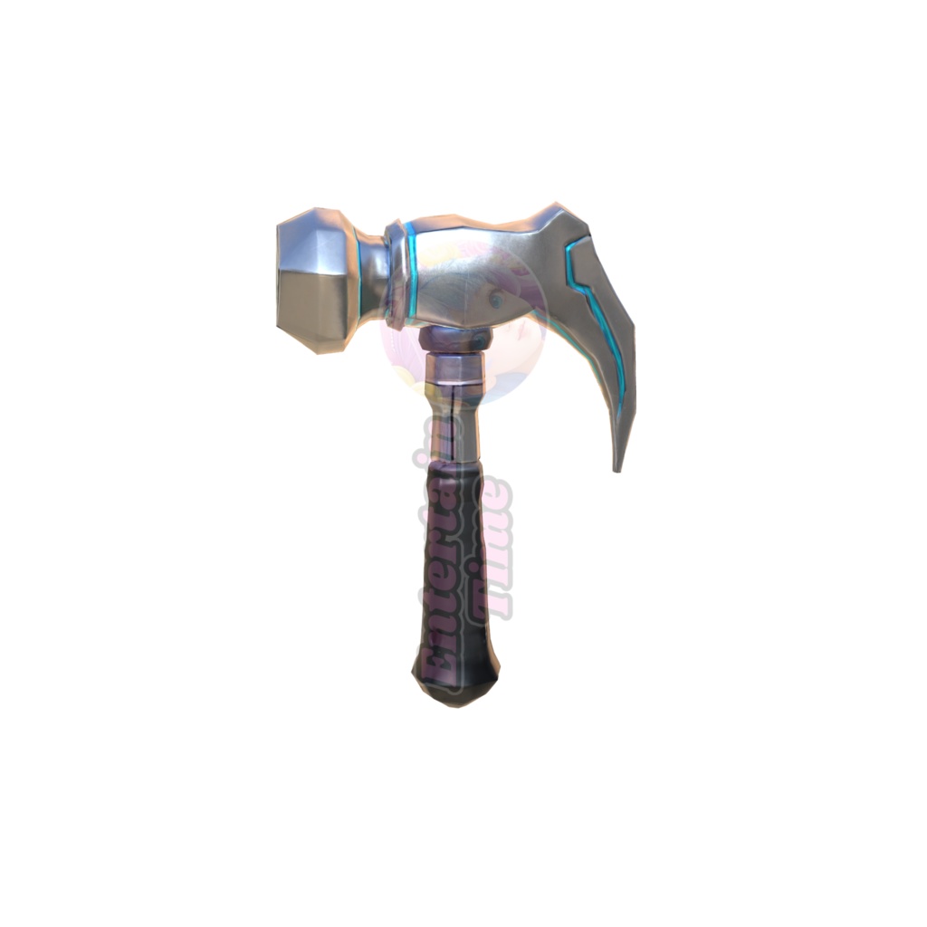 Sci-fi energy hammer 3d model