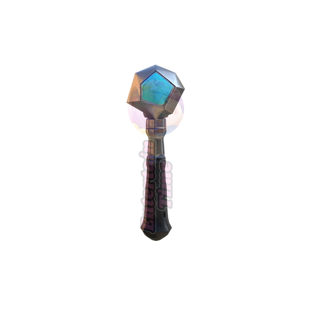 Sci-fi energy hammer 3d model