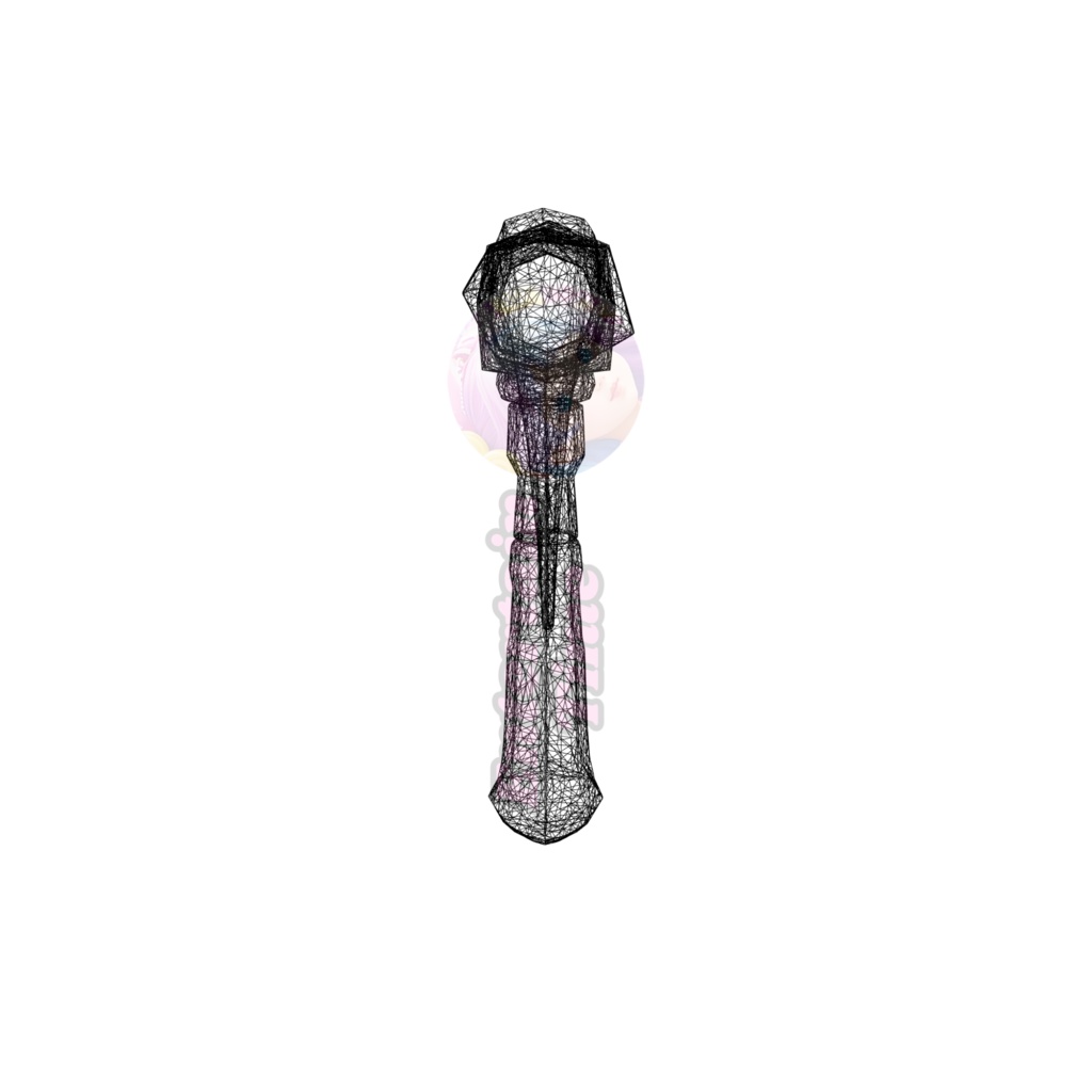 Sci-fi energy hammer 3d model