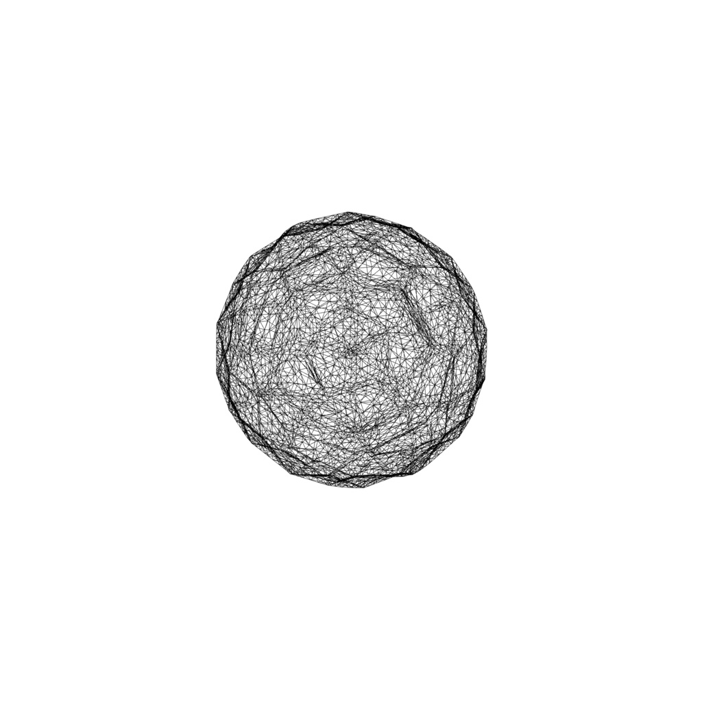 Geometric abstract sculpture 3d model