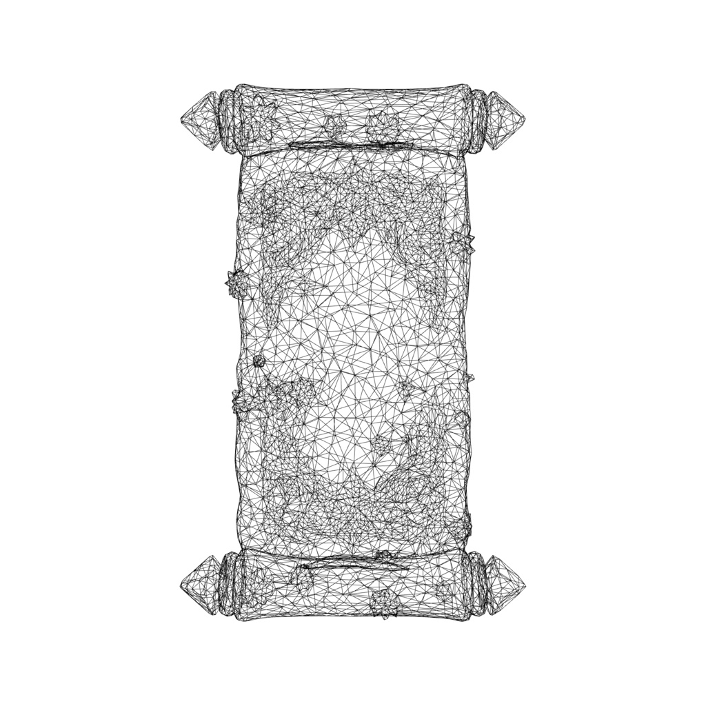 Frostbound Scroll 3d model