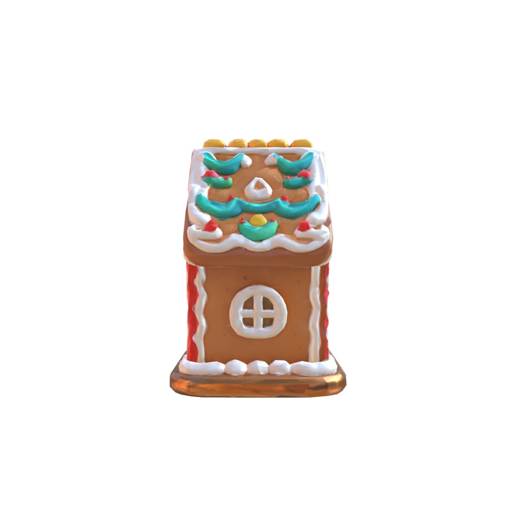 Gingerbread Dreamhouse 3d model