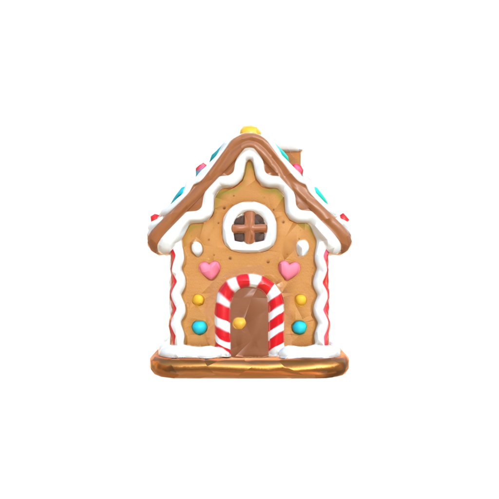 Gingerbread Dreamhouse 3d model