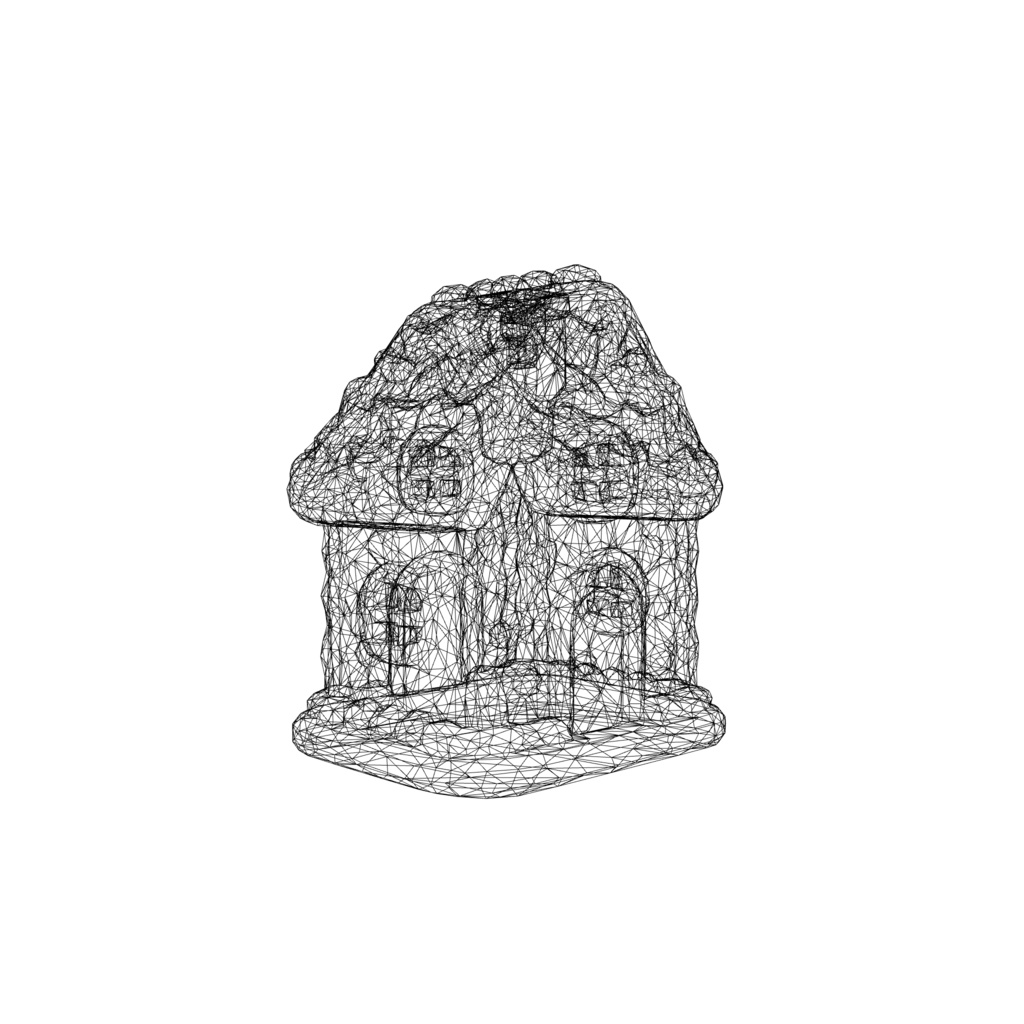 Gingerbread Dreamhouse 3d model