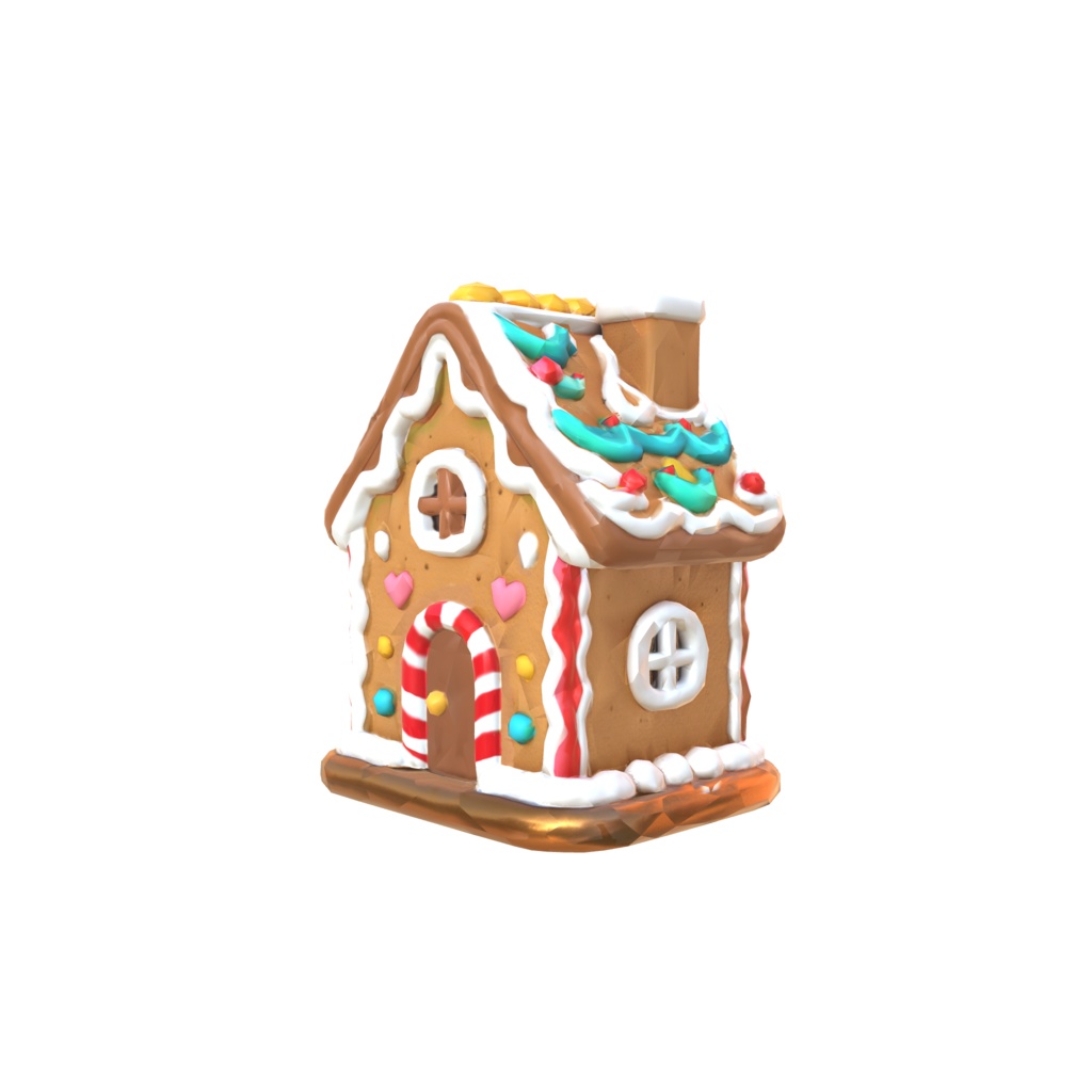 Gingerbread Dreamhouse 3d model