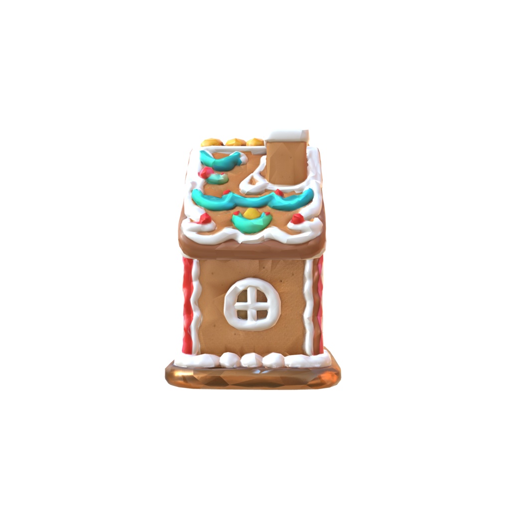 Gingerbread Dreamhouse 3d model