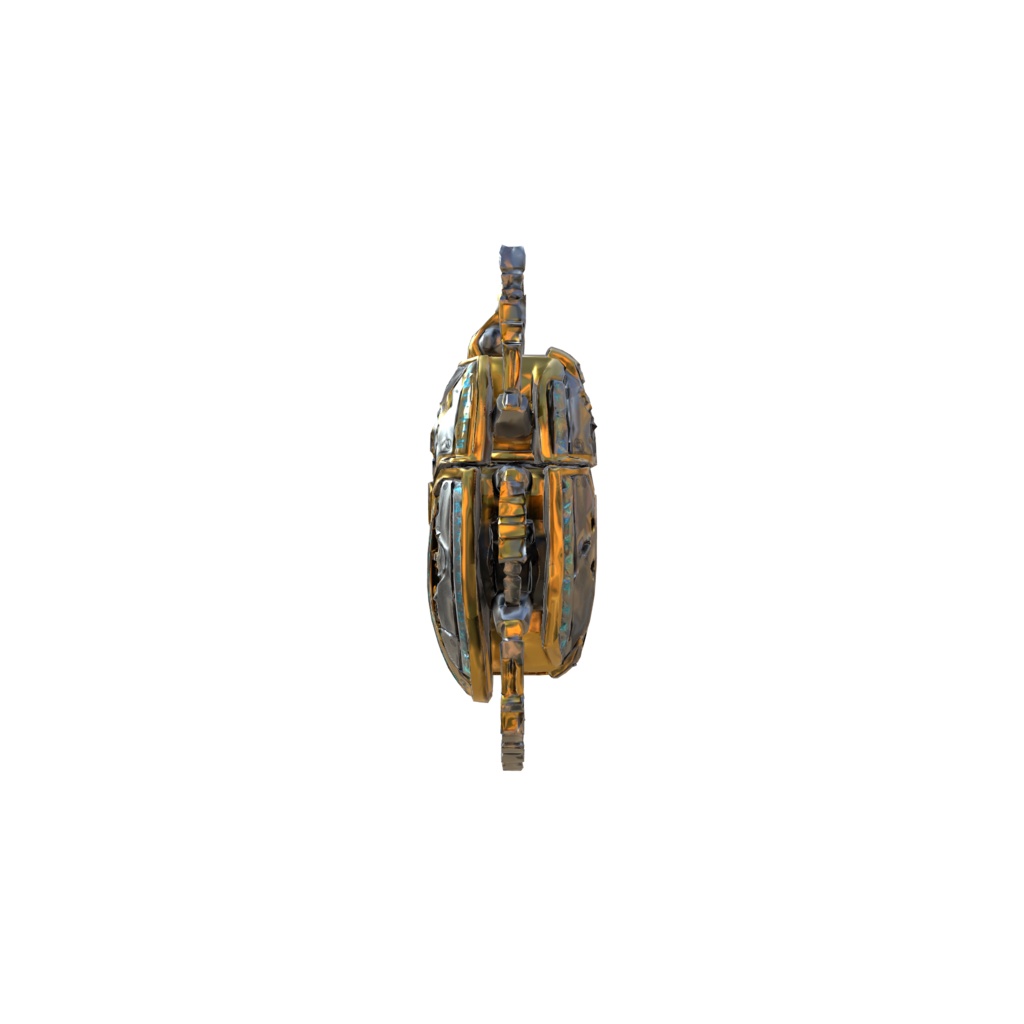 Runic Mechanical Scarab 3d model