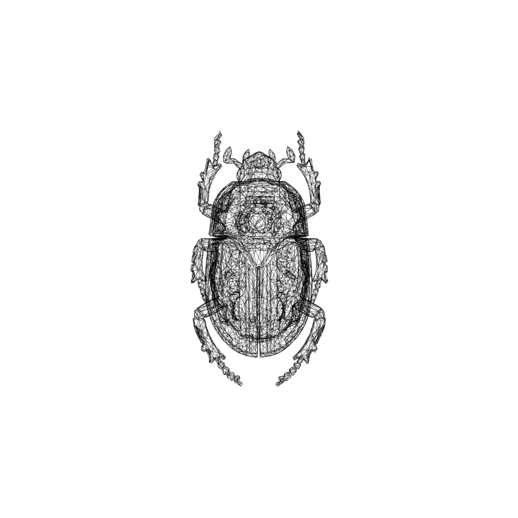 Runic Mechanical Scarab 3d model