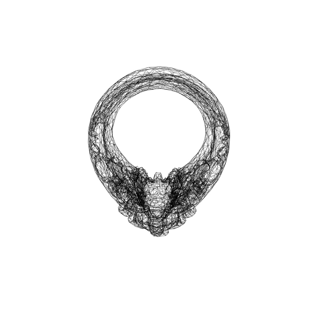 Emerald Dragon Ring 3d model