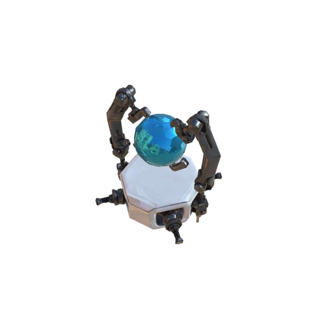 Quantum Sphere Energy Module 3d model