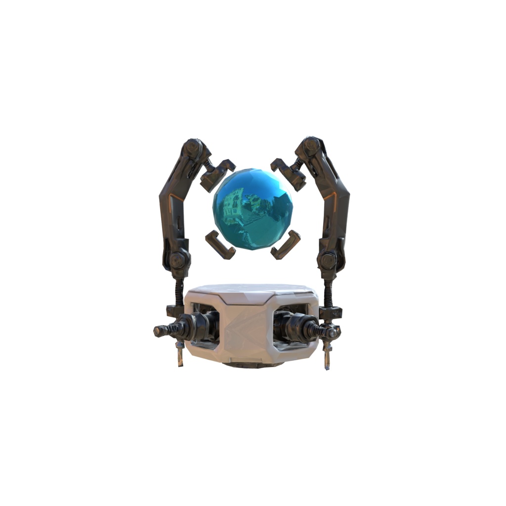 Quantum Sphere Energy Module 3d model