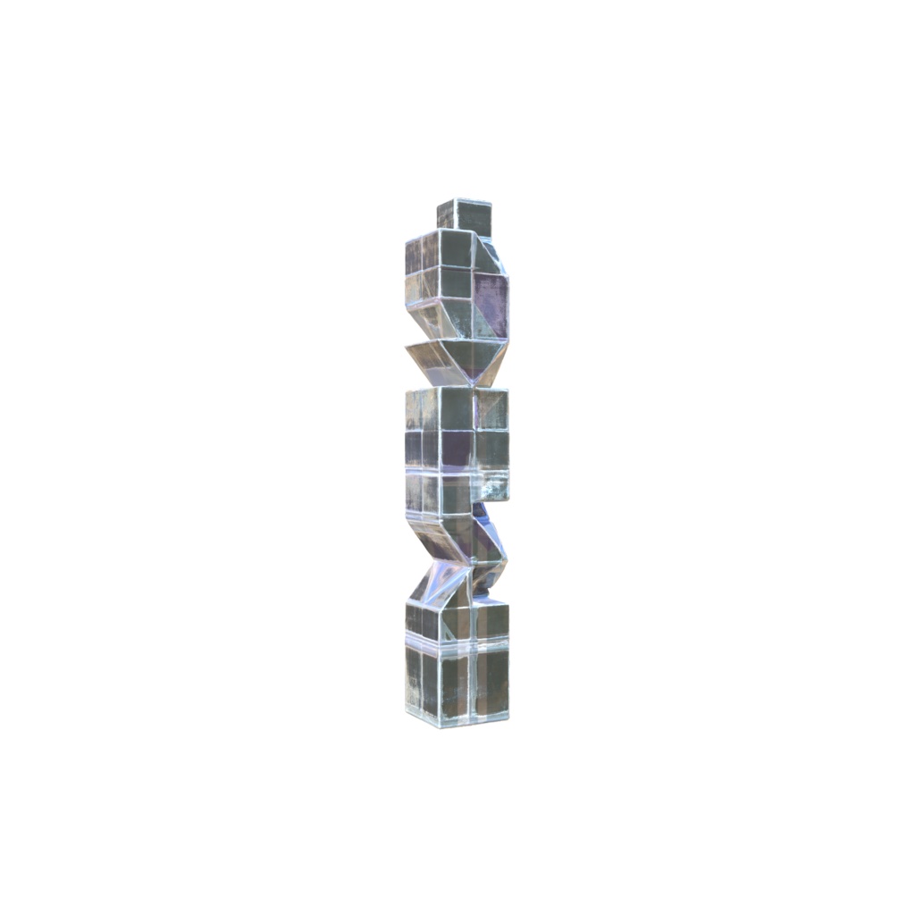 Prismatic Geometry Column 3d model