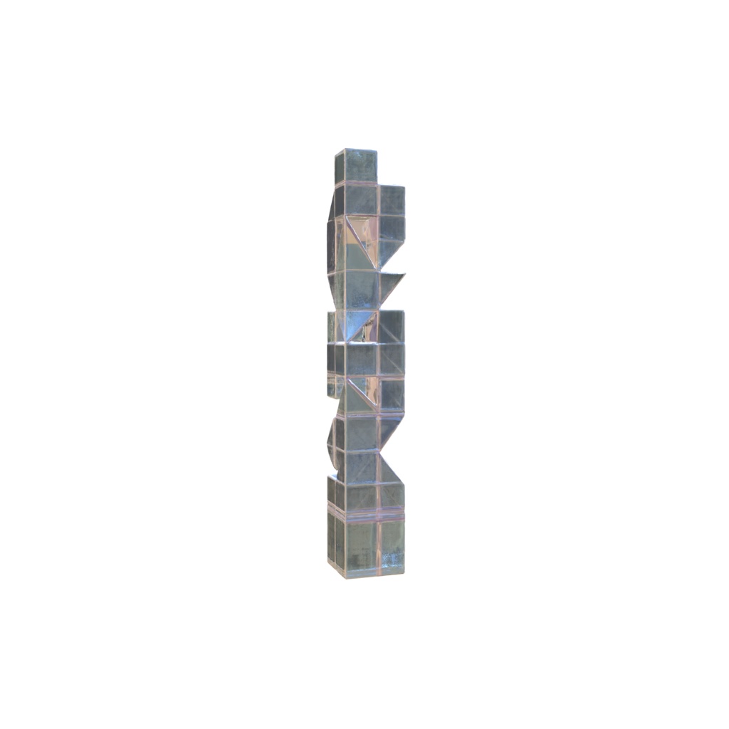 Prismatic Geometry Column 3d model