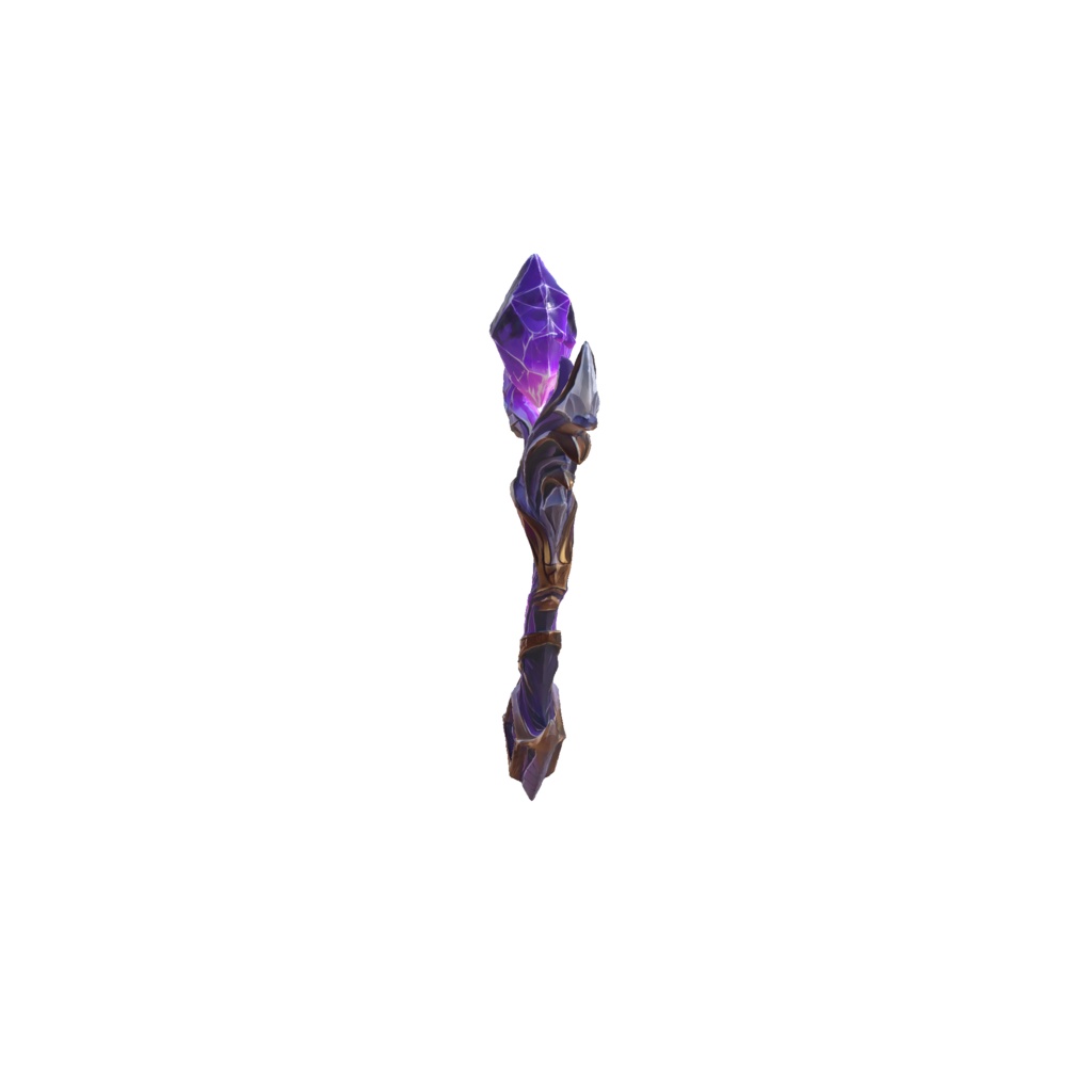 Amethyst magic scepter
