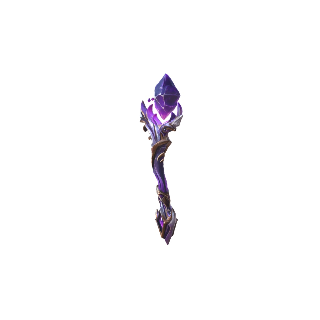 Amethyst magic scepter