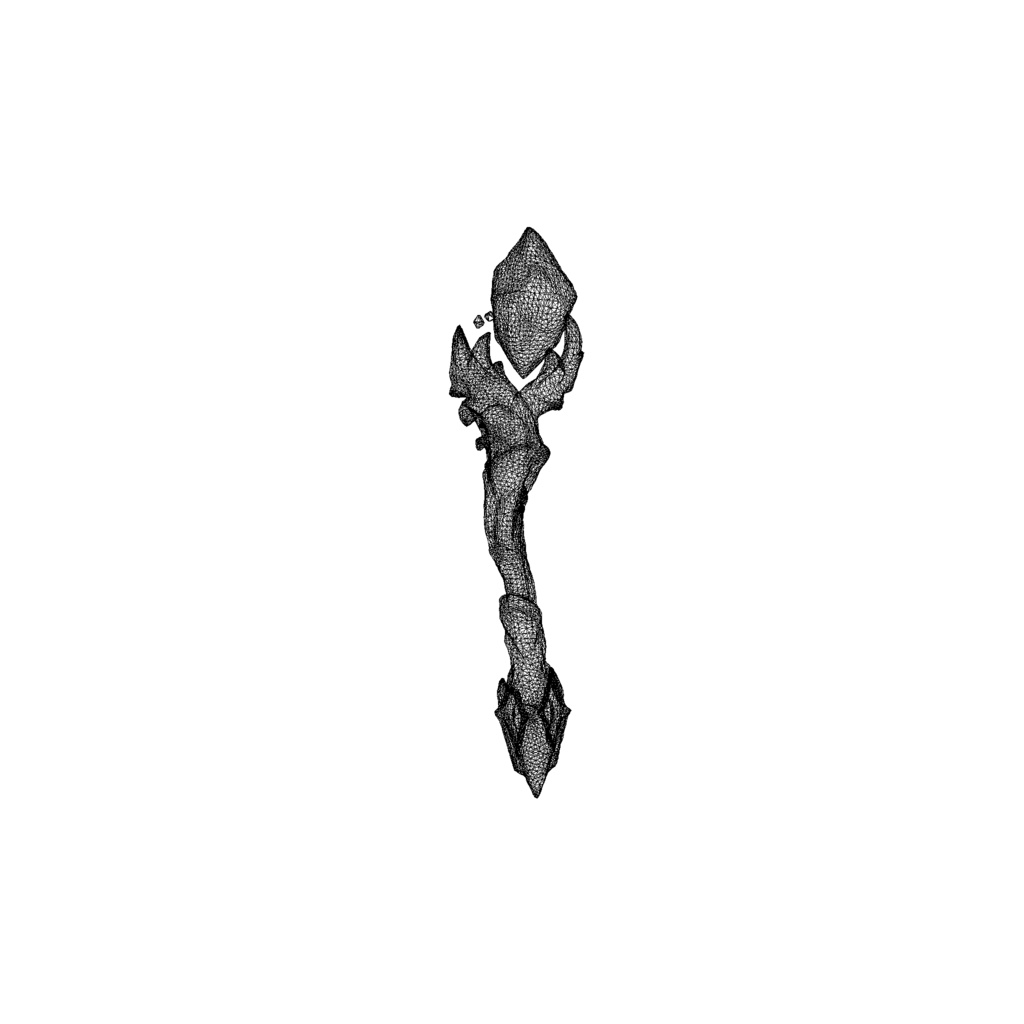 Amethyst magic scepter