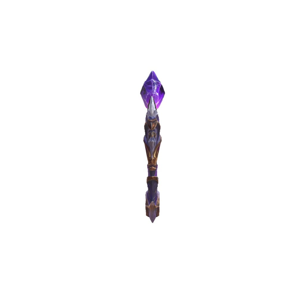 Amethyst magic scepter