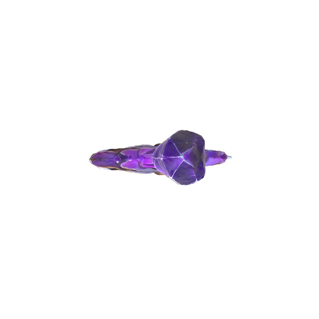 Amethyst magic scepter