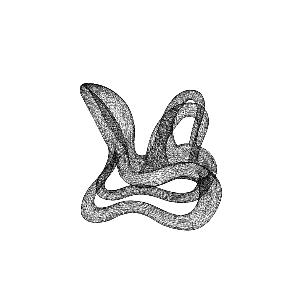 Streamlined metallic swivel chair