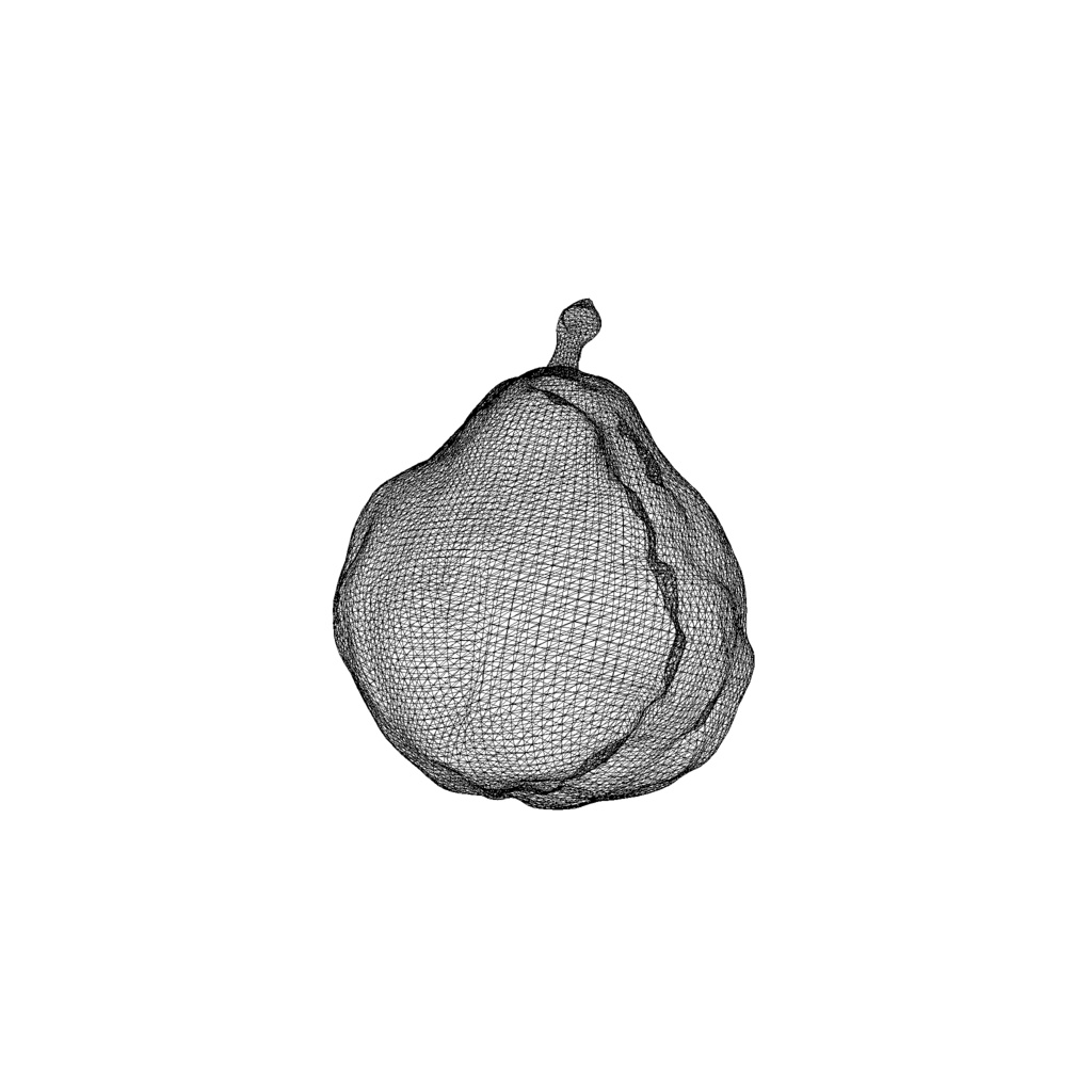Crystal pear 3D model