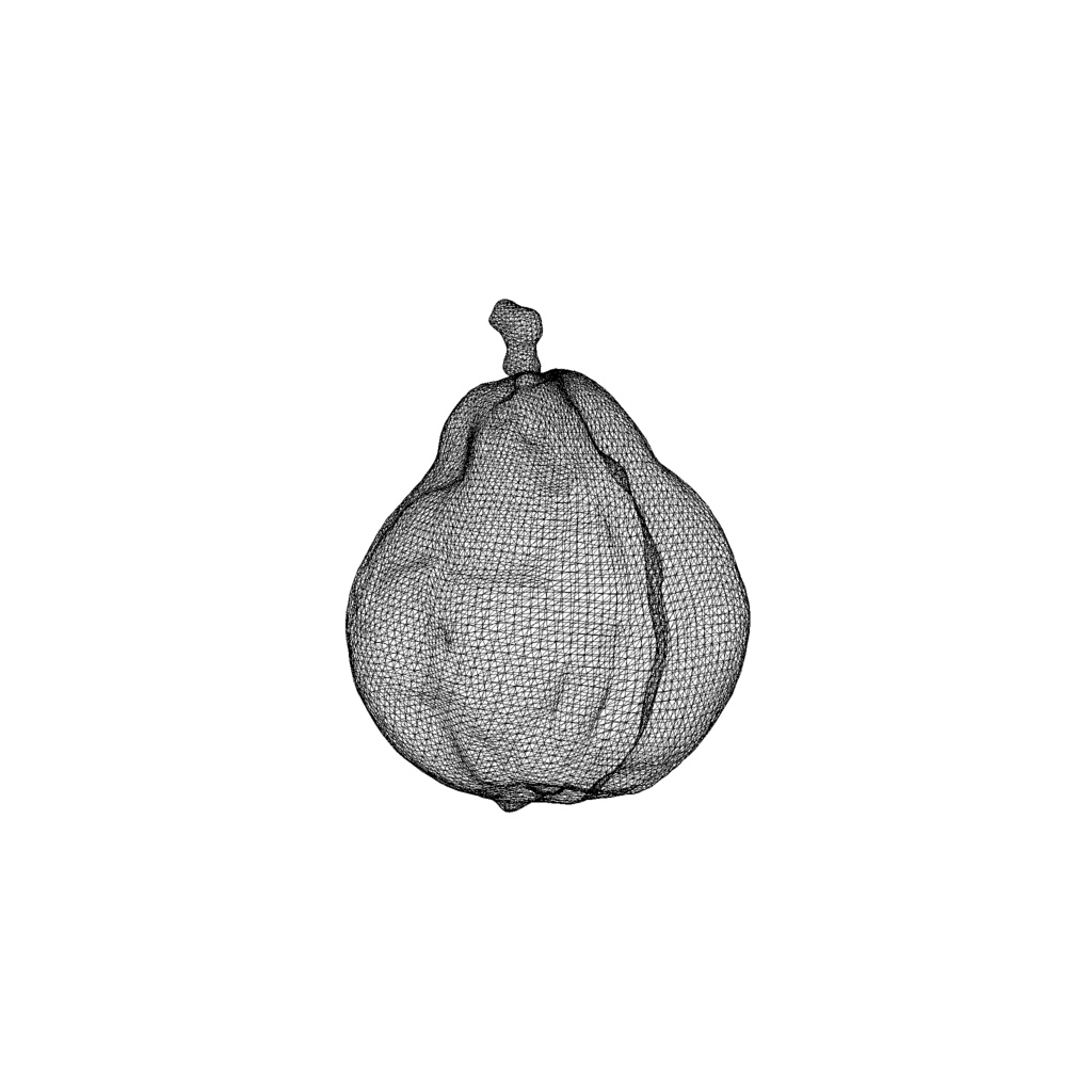 Crystal pear 3D model