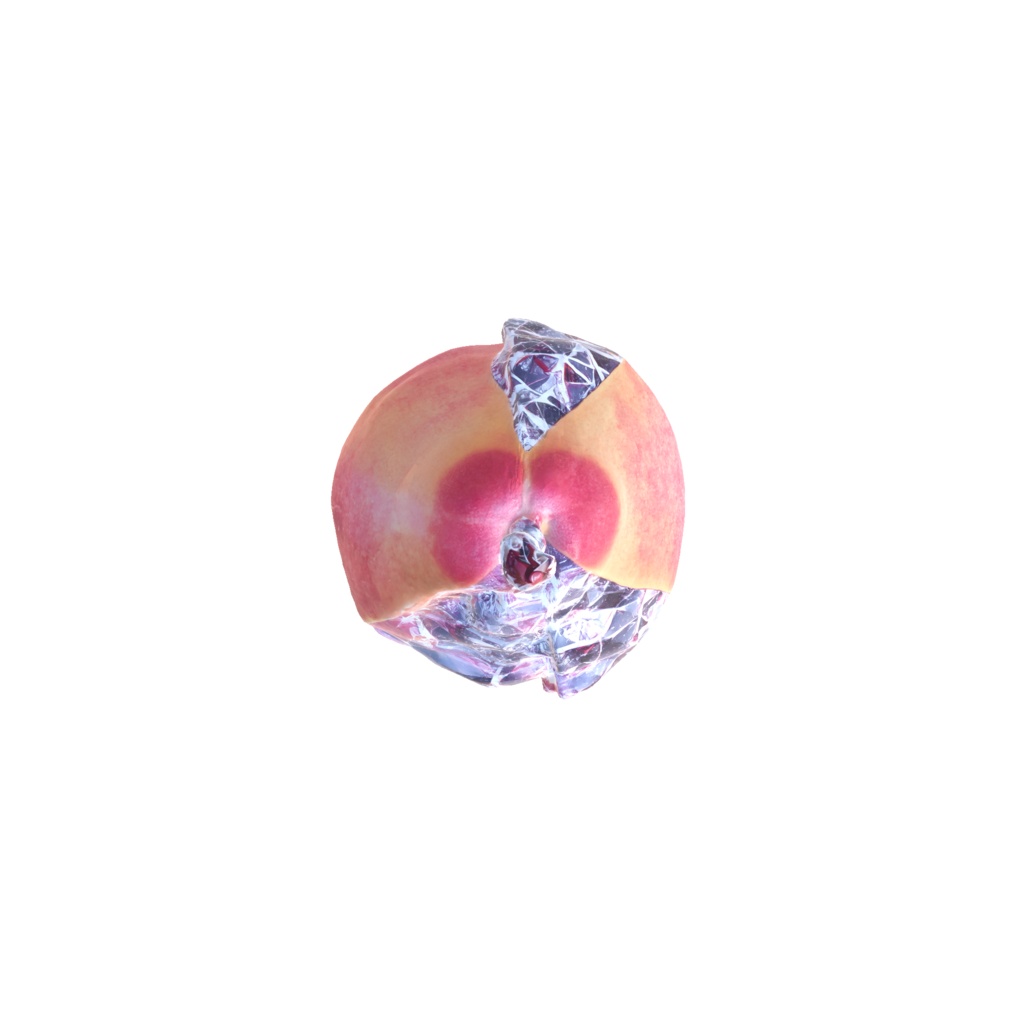 Crystal pear 3D model