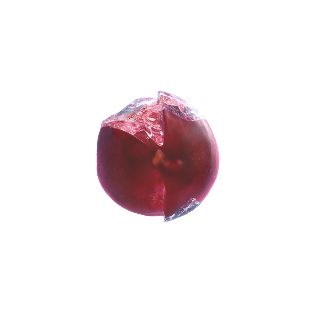 Crystal pear 3D model