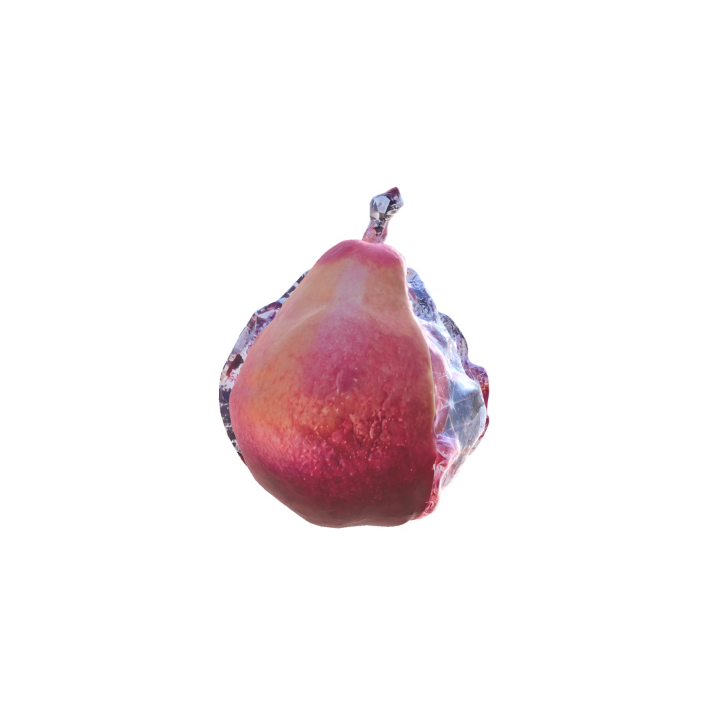 Crystal pear 3D model