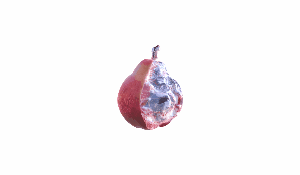 Crystal pear 3D model