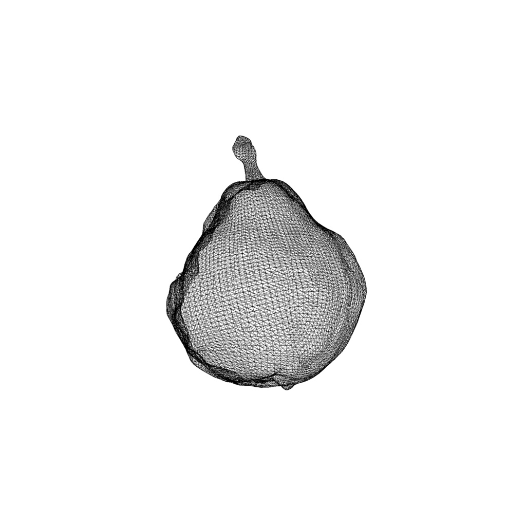 Crystal pear 3D model
