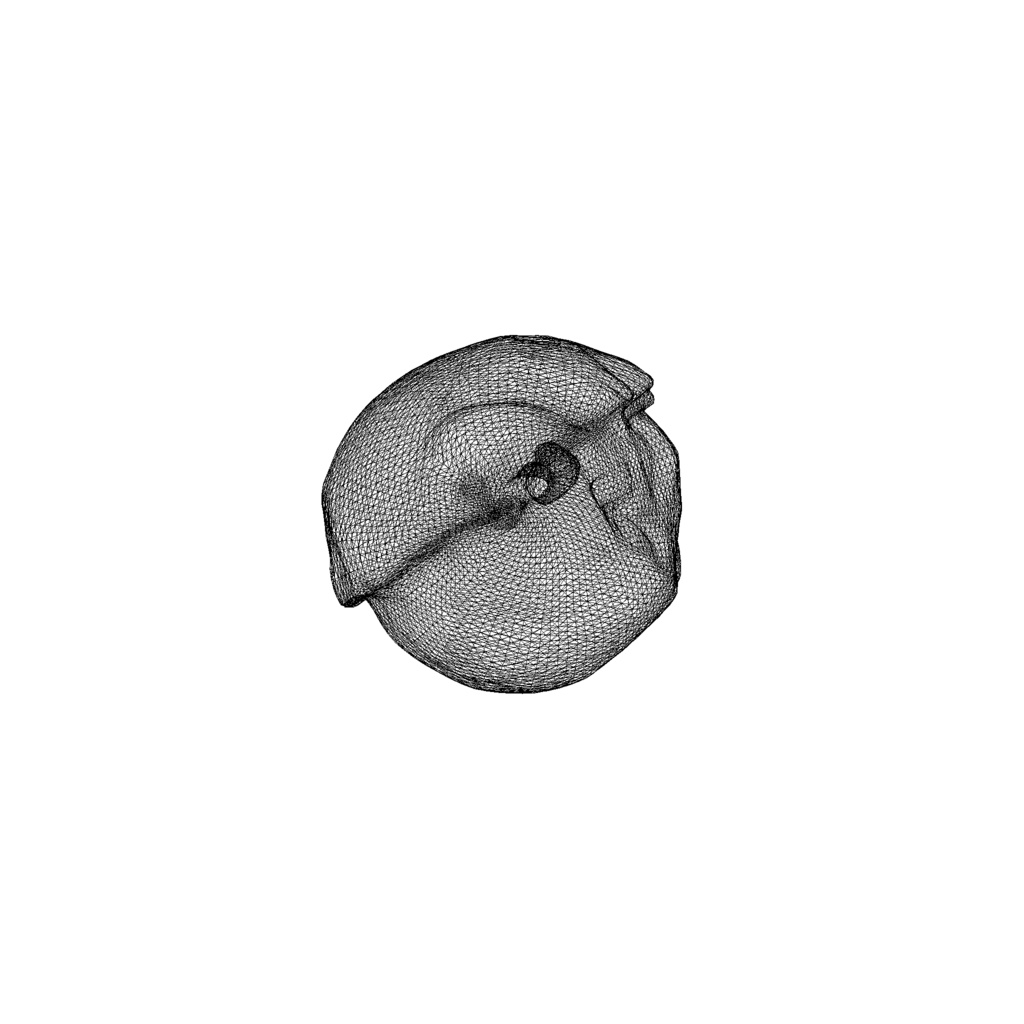 Crystal pear 3D model