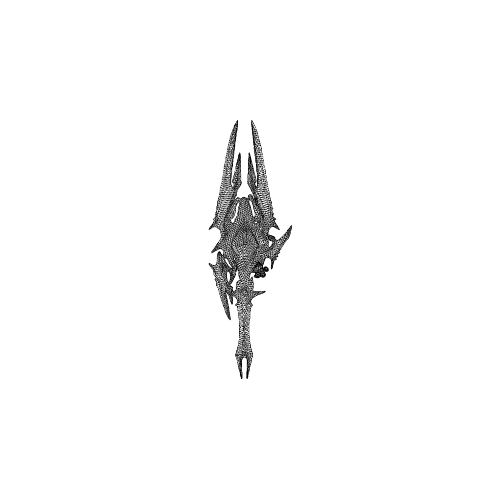 Tech-energy mechanical greatsword 3d model