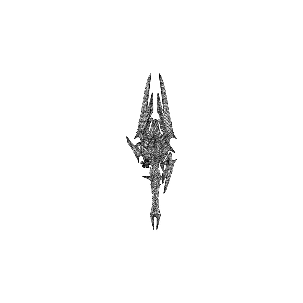 Tech-energy mechanical greatsword 3d model