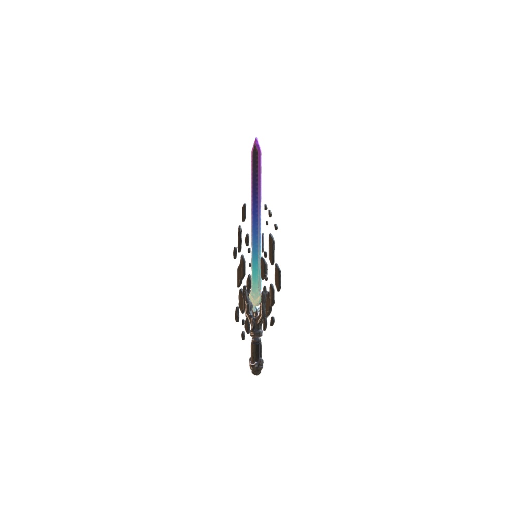 Tech energy longsword 3d model