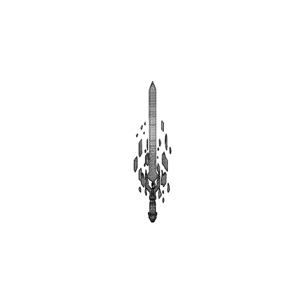 Tech energy longsword 3d model