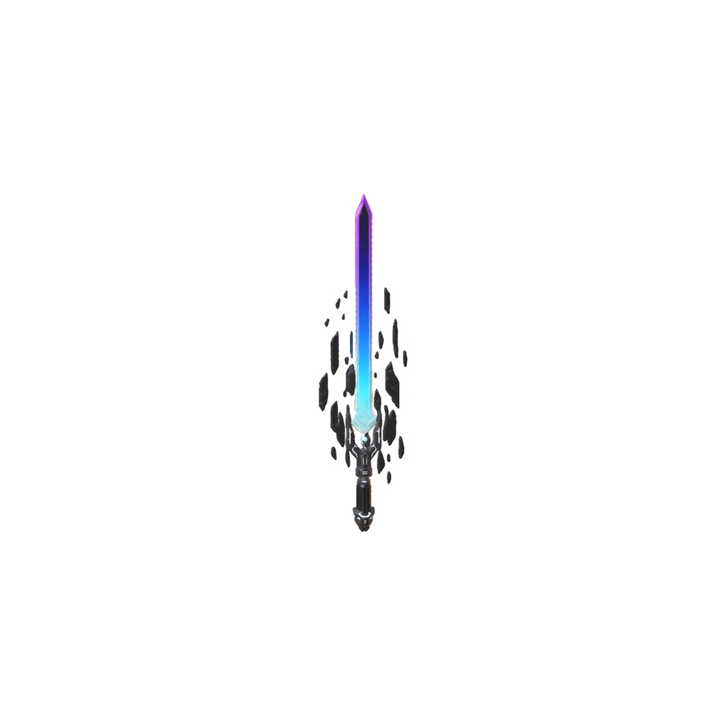 Tech energy longsword 3d model