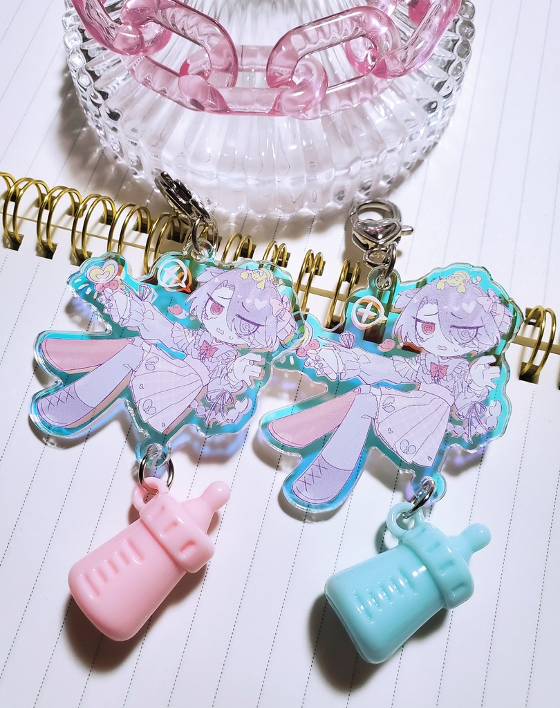 ゆめかわ🖤さんアクリルキーホルダー